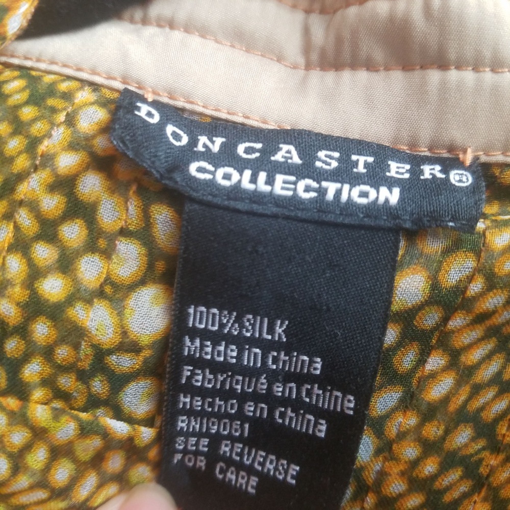 SOLD Doncaster Women's Top Brown Orange - Picture 6 of 7